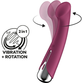 Satisfyer Spinning G-Spot 1 Vibratore Rotante Premium Rosso - immagine 4