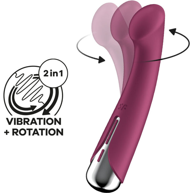 Satisfyer - Spinning G-Sport 1 Vibrador Rotador Rojo