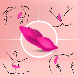 Whisper Slip Vibratore Indossabile con Telecomando Fucsia - immagine 2