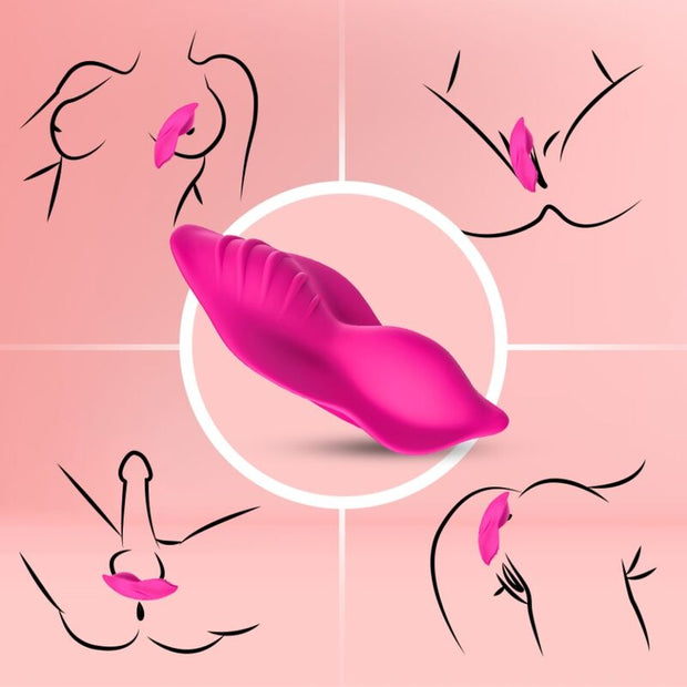 Whisper Slip Vibratore Indossabile con Telecomando Fucsia - immagine 2