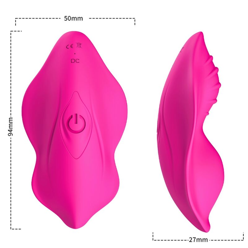 Whisper Slip Vibratore Indossabile con Telecomando Fucsia - immagine 3