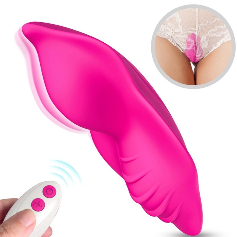 Whisper Slip Vibratore Indossabile con Telecomando Fucsia