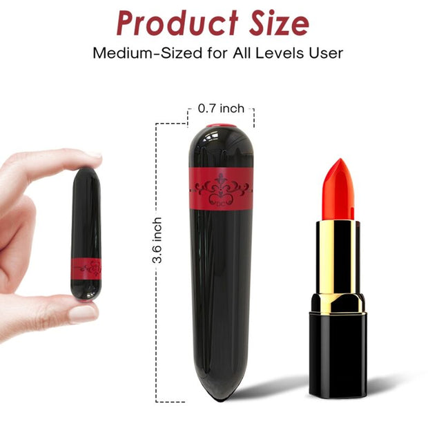 Rocket Bullet Vibratore con Telecomando in Silicone Nero - immagine 2