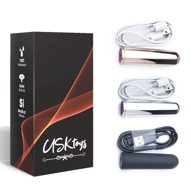 Bullet Vibratore Compatto Dorato in Metallo Premium 7.9cm - immagine 4