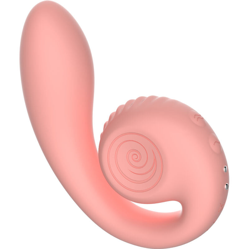 Snail Vibe Gizi Stimolatore Doppio in Silicone Premium Rosa
