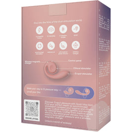 Snail Vibe Gizi Stimolatore Doppio in Silicone Premium Rosa - immagine 5
