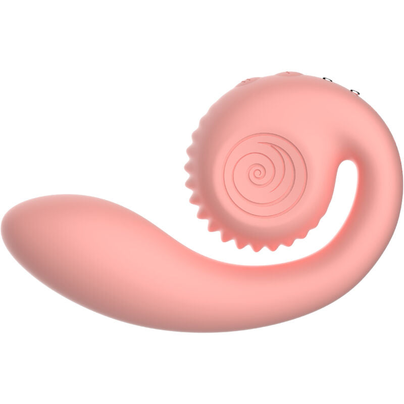 Snail Vibe Gizi Stimolatore Doppio in Silicone Premium Rosa - immagine 3