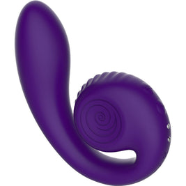 Snail Vibe Gizi Stimolatore Doppio in Silicone Viola Premium
