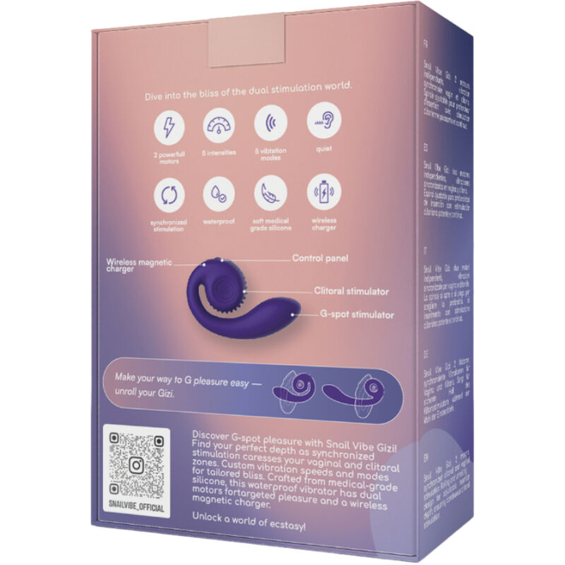 SNAIL VIBE - GIZI DUAL STIMOLATORE TURCHESE
