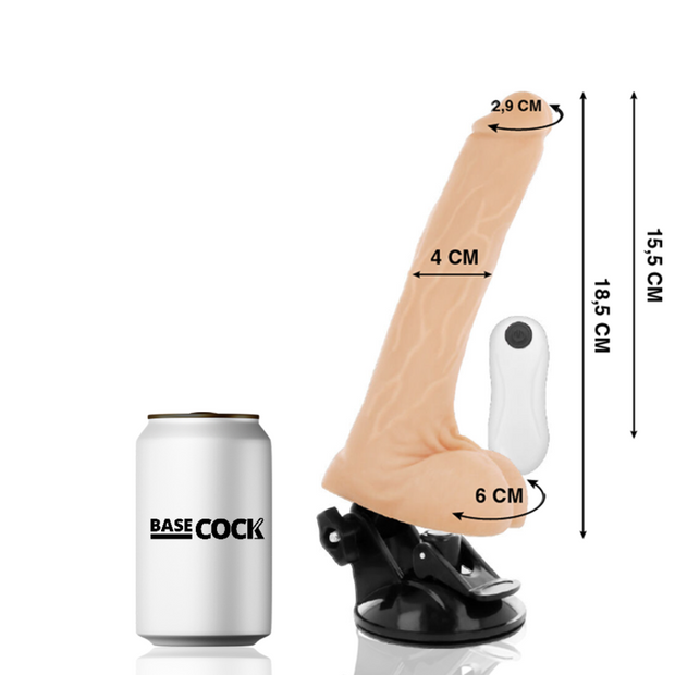 Basecock Vibratore Articolabile con Telecomando 18.5 cm Premium - immagine 2
