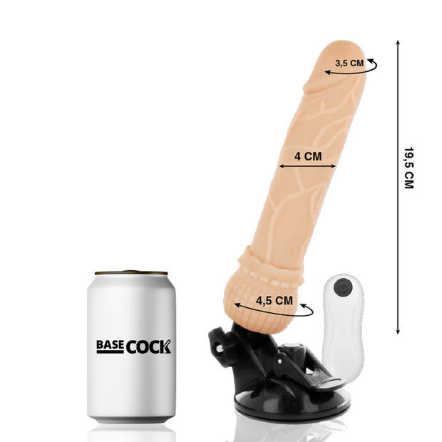 Basecock Vibratore Realistico con Telecomando 19,5 cm Premium - immagine 2