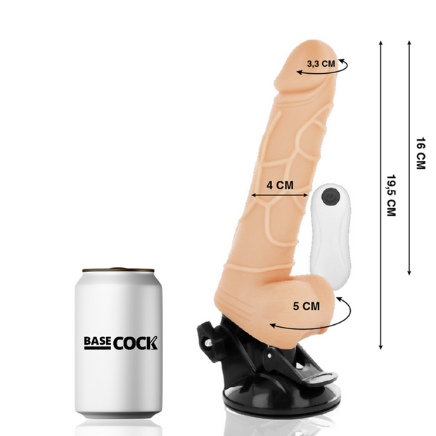 Basecock Vibratore Realistico con Telecomando 19,5 cm - immagine 2