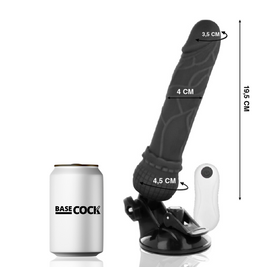 Basecock - Vibratore Realistico Telecomando Carne 19,5 Cm -O- 4 Cm