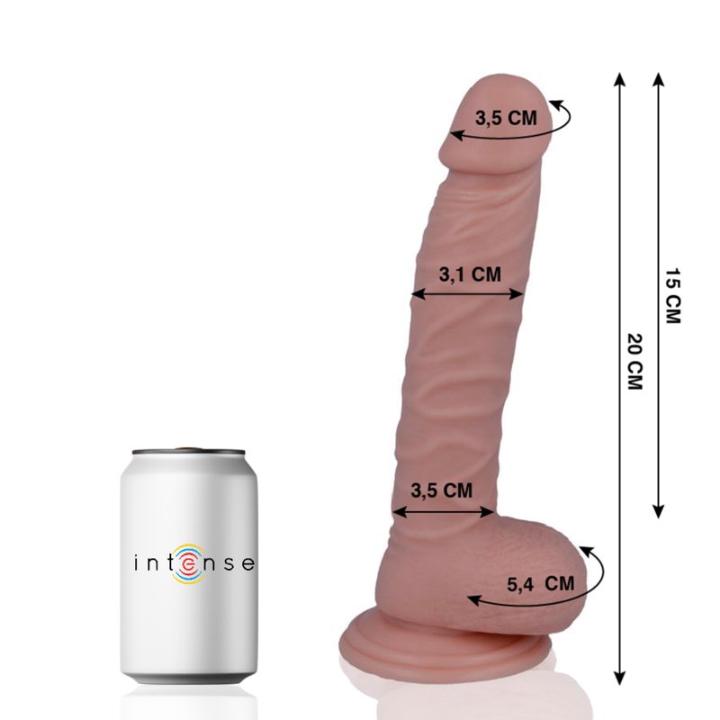 Mr Intense - 19 Cazzo Realistico 20 Cm -O- 3,1 Cm