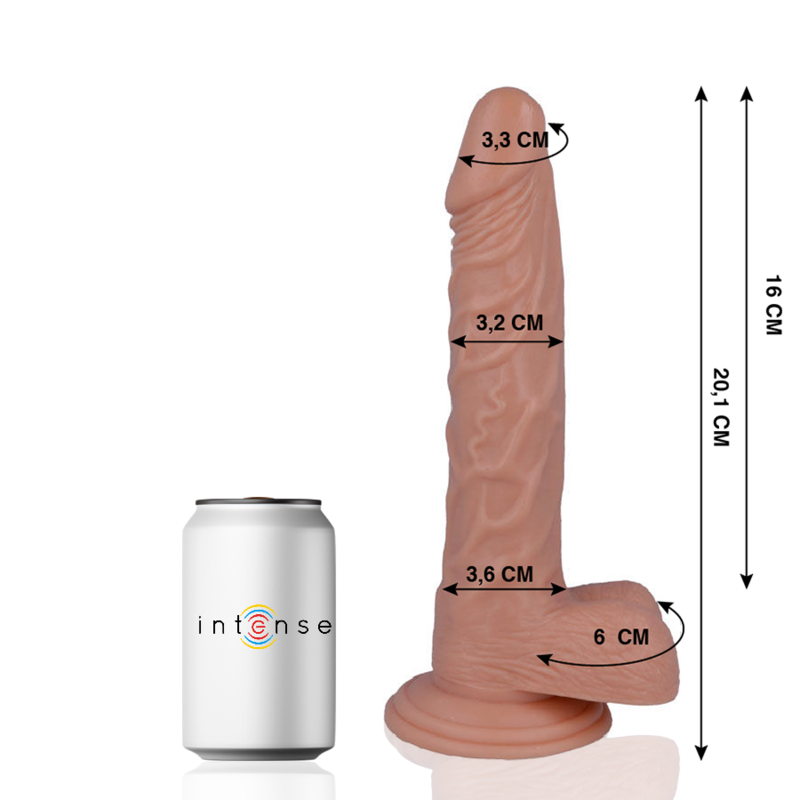Mr Intense - 21 Cazzo Realistico 20,1 Cm -O- 3,2 Cm