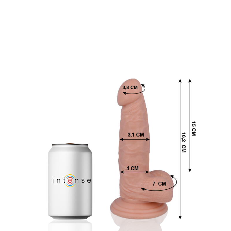 Mr Intense - 4 Cazzi Realistici 16,2 Cm -O- 3,1 Cm