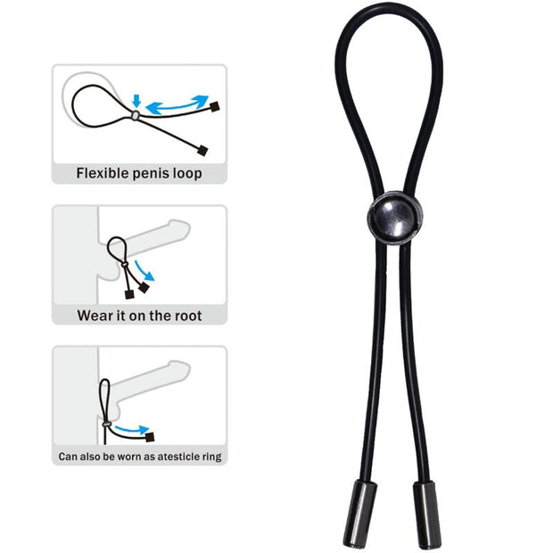Pretty Love - Anello Per Pene E Testicoli Con Cordino