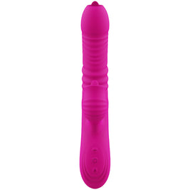 Armony - Fanny Vibratore Multifunzione A Doppia Lingua Fucsia Effetto Calore