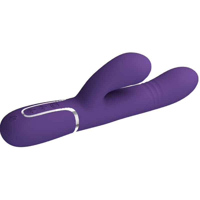 Intense Vibratore Multifunzione G-Spot Premium in Silicone Viola