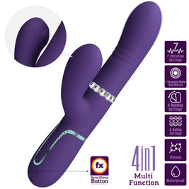 Intense Vibratore Multifunzione G-Spot Premium in Silicone Viola - immagine 3