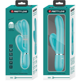 Pretty Love - Vibratore Multifunzione Punto G Verde Acqua