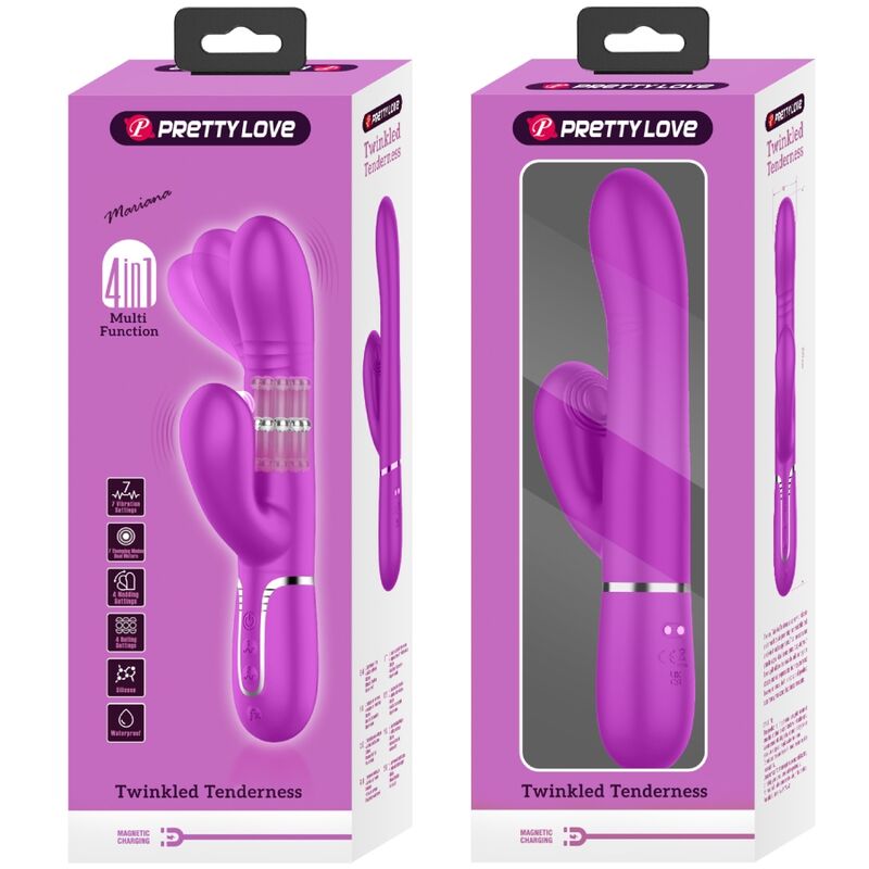 Pretty Love - Vibratore Multifunzione Punto G Fucsia