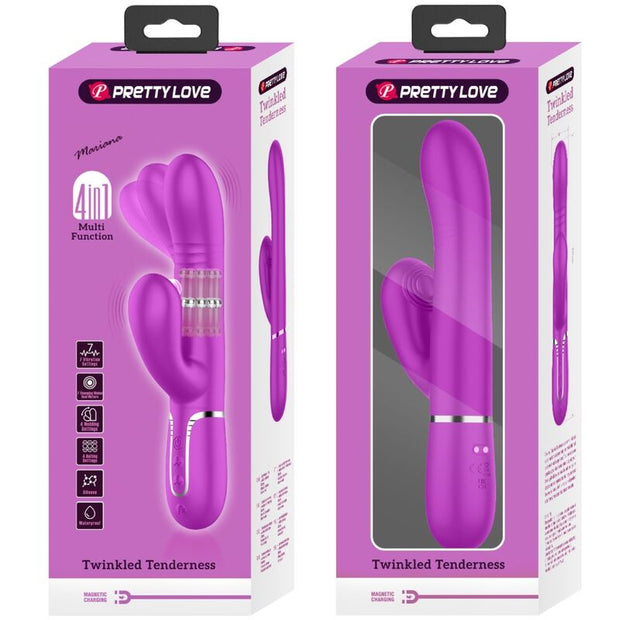 Pretty Love - Vibratore Multifunzione Punto G Fucsia