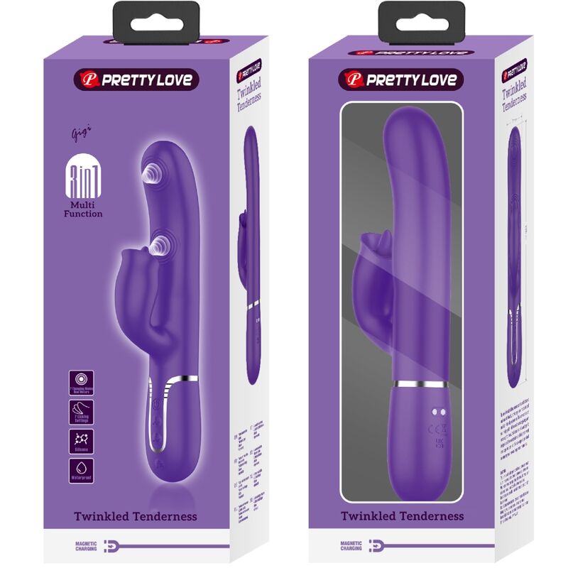 Intense Vibratore Rabbit con Stimolatore Premium Body-Safe - immagine 4