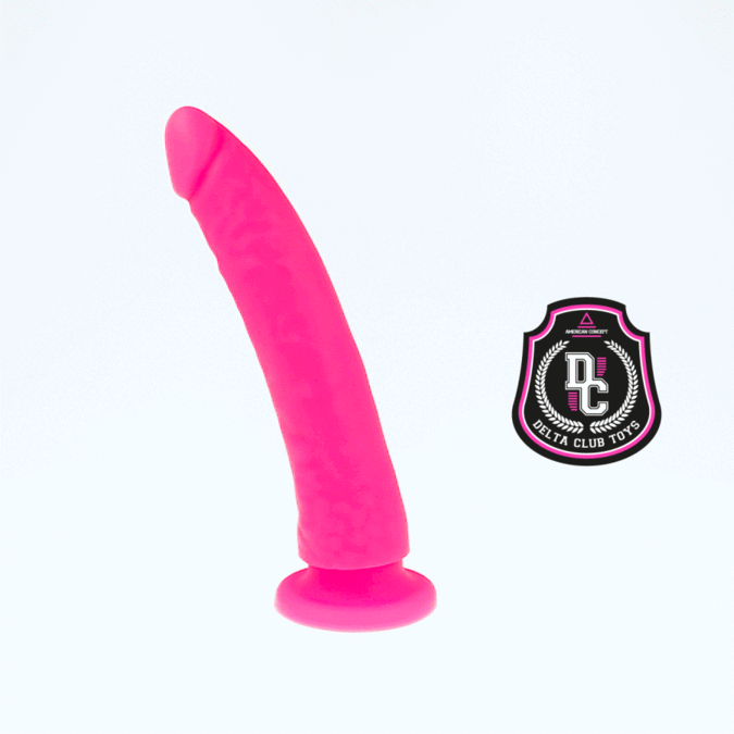 Delta Club - Giocattoli Dildo Rosa In Silicone Medico 17 Cm -O- 3 Cm