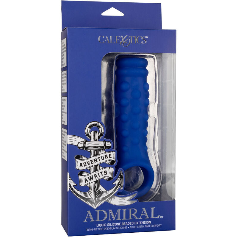 Calexotics - Copripene Con Perline Admiral In Silicone Liquido Blu