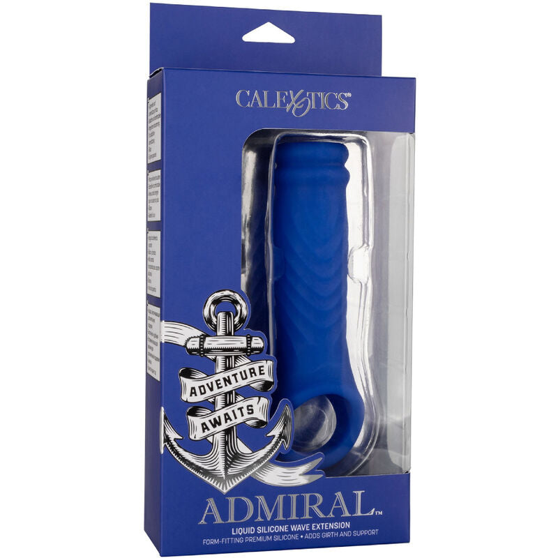 Calexotics - Admiral Wave Protezione Per Pene In Silicone Liquido Blu