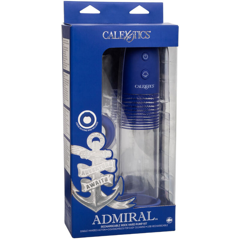 Calexotics - Kit Pompa Per Erezione Admiral Ricaricabile