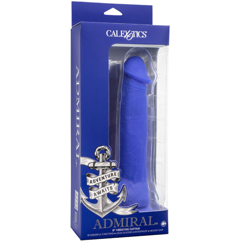 Calexotics - Admiral Captain Vibratore Dildo Realistico Blu