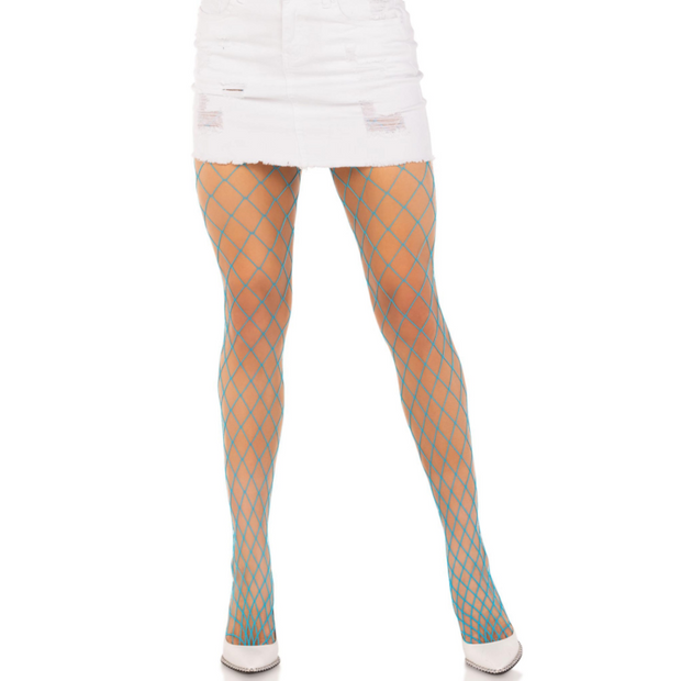 Leg Avenue - Pantimedias Rejilla Diamante Amarillo