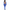 Leg Avenue - Bodystocking Tobillo Reckless Azul