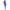 Leg Avenue - Bodystocking Tobillo Reckless Azul