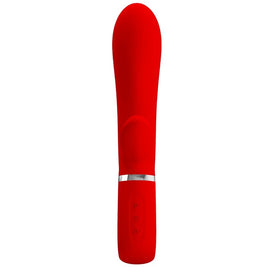 Intense Thomas Vibratore Punto G Multifunzione in Silicone Rosso - immagine 2