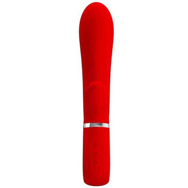 Intense Thomas Vibratore Punto G Multifunzione in Silicone Rosso - immagine 2