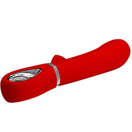 Intense Thomas Vibratore Punto G Multifunzione in Silicone Rosso - immagine 3