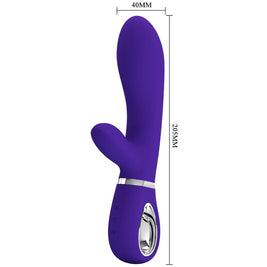 Intense Thomas Vibratore Punto G Multifunzione in Silicone Viola - immagine 5