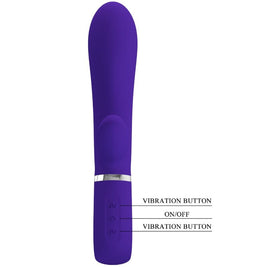 Intense Thomas Vibratore Punto G Multifunzione in Silicone Viola - immagine 6