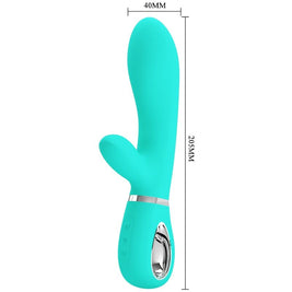 Intense Thomas Vibratore Punto G Multifunzione Verde Acqua - immagine 5
