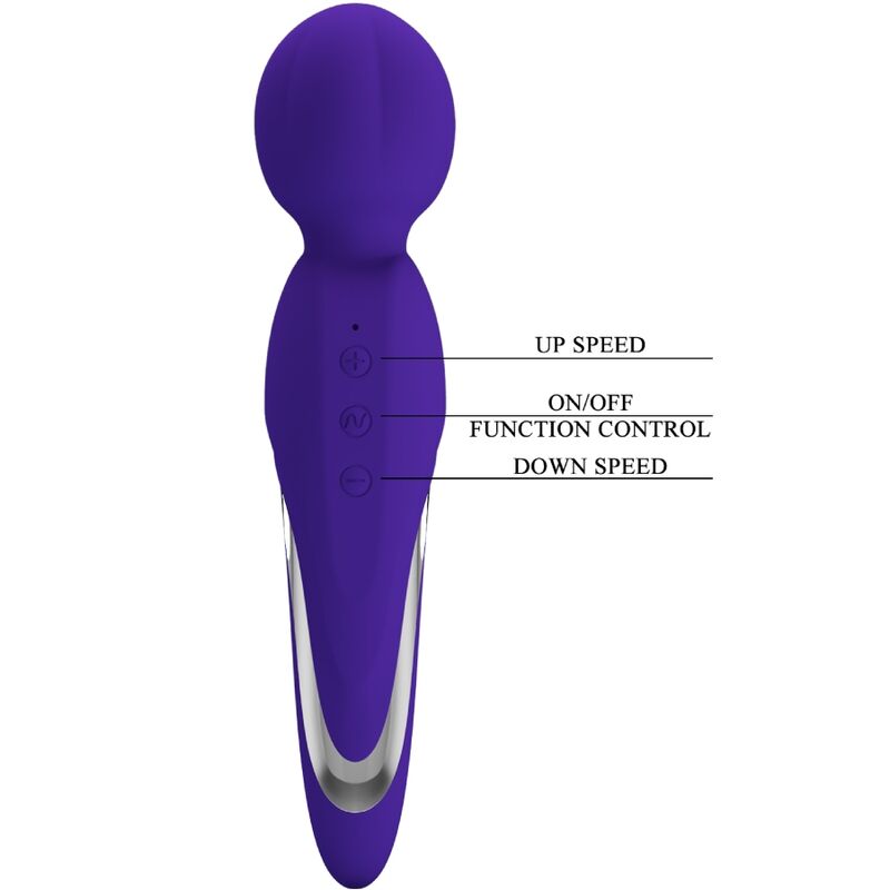 Intense Walter Wand Viola - Massaggiatore Ricaricabile Premium - immagine 6