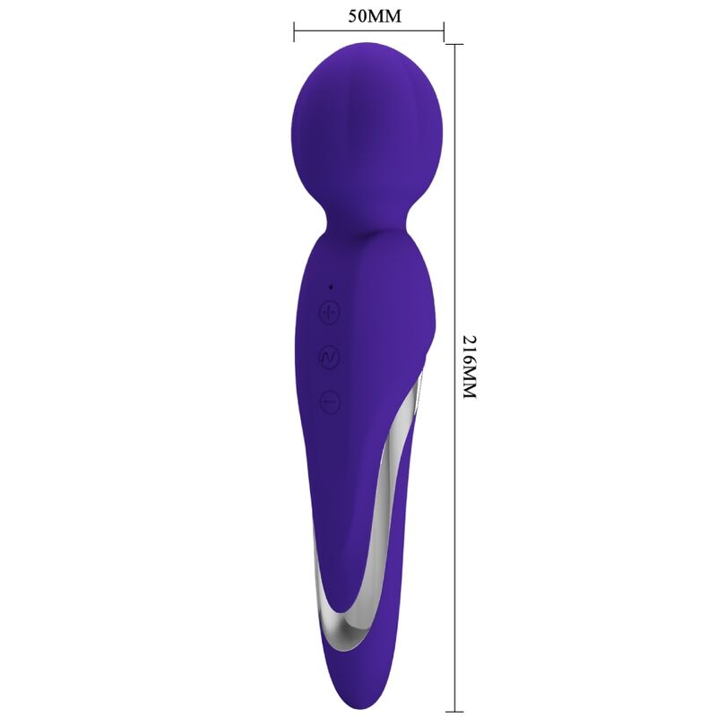 Intense Walter Wand Viola - Massaggiatore Ricaricabile Premium - immagine 5
