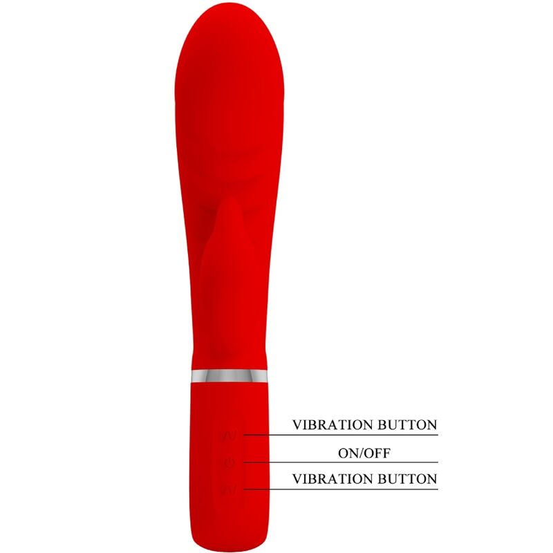 Intense Prescott Vibratore Punto G Multifunzione Rosso - immagine 6