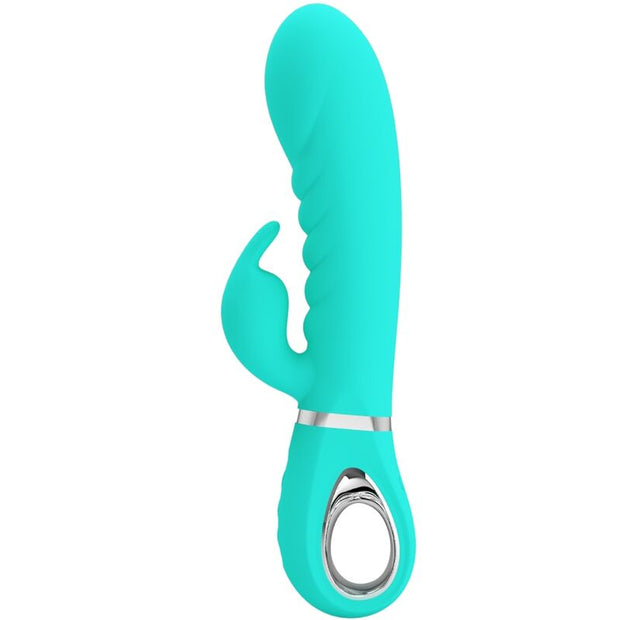 Intense Prescott Vibratore Punto G in Silicone Verde Acqua