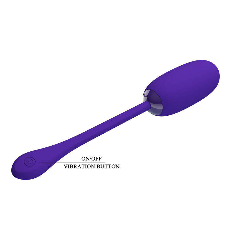 Pretty Love Julius Uovo Vibrante Ricaricabile Waterproof Viola - immagine 8