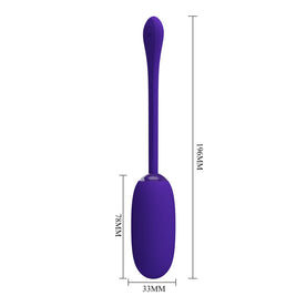 Pretty Love - Julius Uovo Vibrante Impermeabile E Ricaricabile Viola