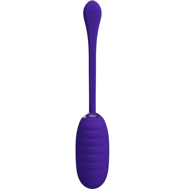 Pretty Love Kirk Uovo Vibrante Ricaricabile in Silicone Viola - immagine 2