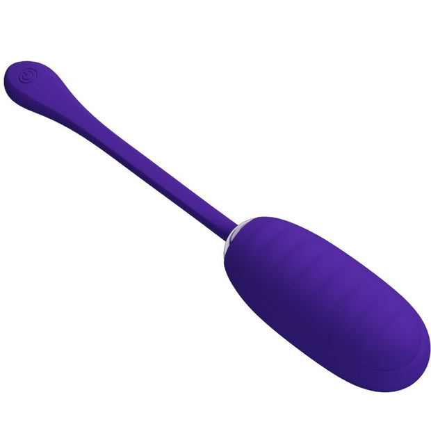 Pretty Love Kirk Uovo Vibrante Ricaricabile in Silicone Viola